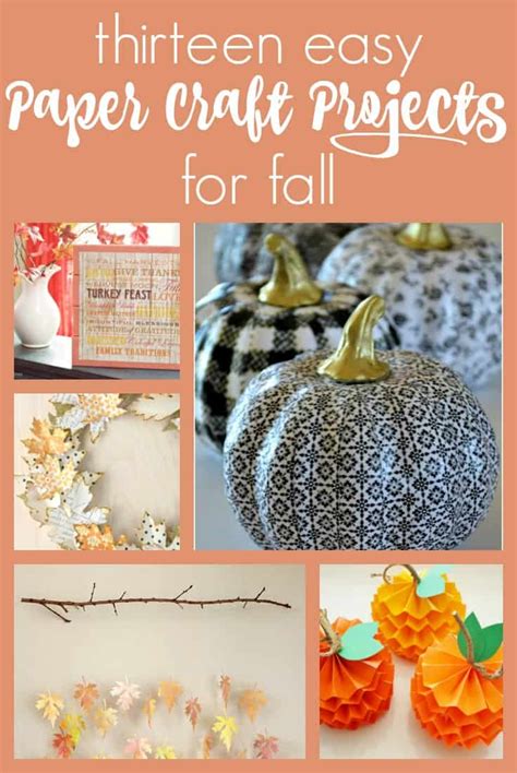 Paper Craft Projects for Fall