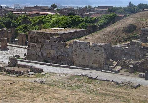 Castellum Aquae Pompeii December Looking North From Vicolo Dei