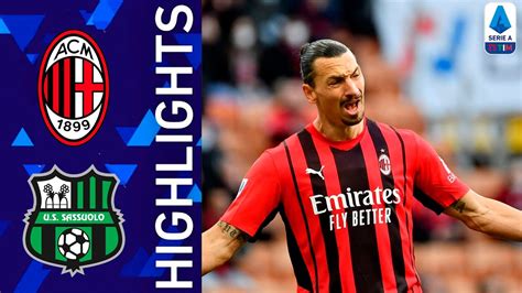 Ac Milan Vs Sassuolo 1 3 Highlights And Goals 2021 Hd Youtube