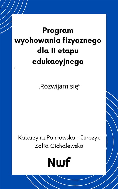 Kategoria Programy Nauczania Nauczyciel Wychowania Fizycznego