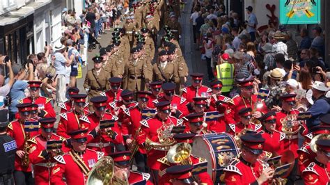 Cornwall S Largest Ever Military Parade Takes Place Bbc News