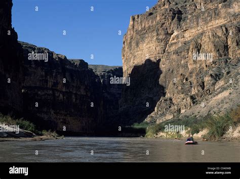 Rafting, Boquillas Canyon, Rio Grande River, Big Bend National Park, Texas, river rafting Stock ...