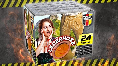 Lederhose Pyro Mannschaft Feuerwerks Lesli Fireworks 2724 YouTube