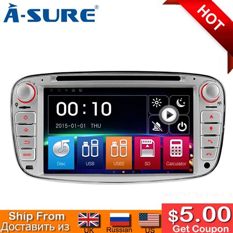 A Sure Din Inch Car Radio Player Gps For Ford Focus Galaxy S Max C