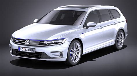 Volkswagen Passat Variant Gte 2016 3d Model 129 3ds C4d Fbx Lwo Max Obj Free3d