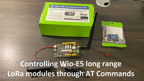 How To Control Wio E5 Long Range LoRa Modules Grove Development