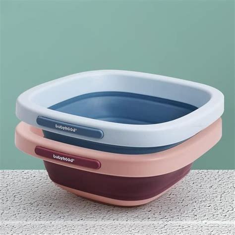 Lavabo pliant Bassine à vaisselle pliable seau rétractable récipient à