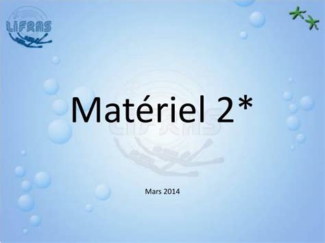 PPT Matériel 2 PowerPoint Presentation free download ID 2175552