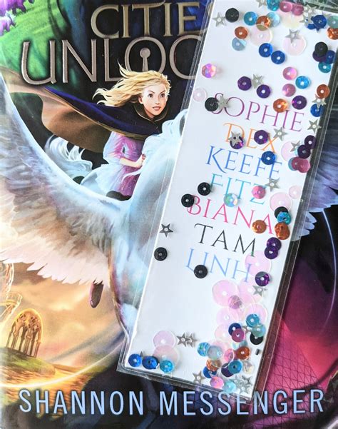 Keeper Of The Lost Cities Inspired Sequin Bookmarks Kotlc Etsy