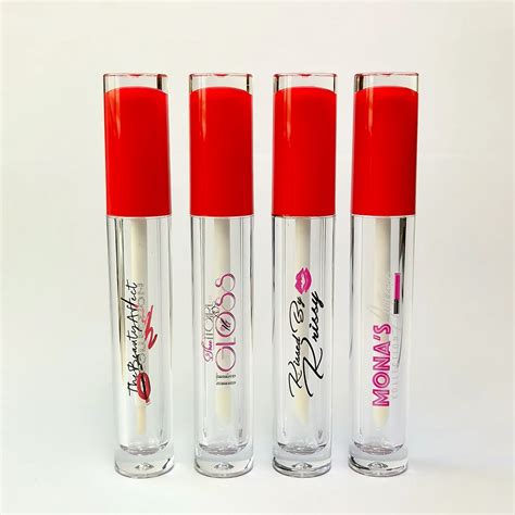 Latest Design Superior Quality Cute Private Label Empty Fancy Custom Pink Lip Gloss Tube