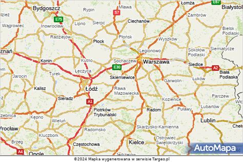 Mapa Polski