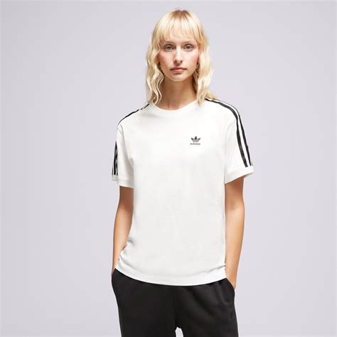 Adidas ТЕНИСКА 3 Stripes Ik4050 Дамски Цвят бял Модни Тениски Дрехи