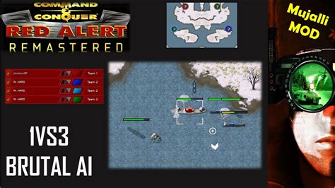 Command Conquer Red Alert Remastered Skirmish Vs Brutal Ai I