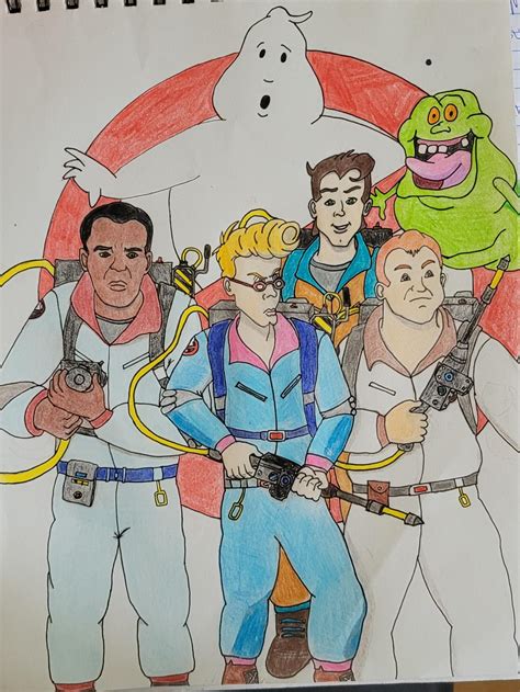 Ghostbusters Cartoon Drawing