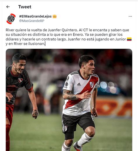 River Quiere La Sorpresiva Revelación Sobre El Futuro De Juanfer