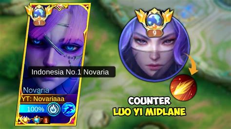 Novaria Tutorial How To Counter Hero Luo Yi In Midlane Novaria Best