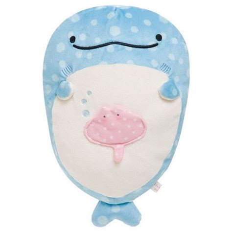 Picture Of San X Jinbei San Mr Whale Shark Stingray Flat Plush