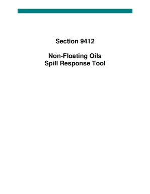 Fillable Online Table 1 Oil Spill Decanting Authorization Form