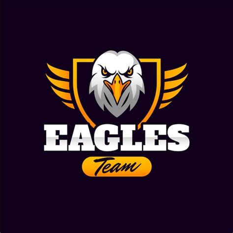 Plantilla de diseño de logotipo de eagle Vector Premium