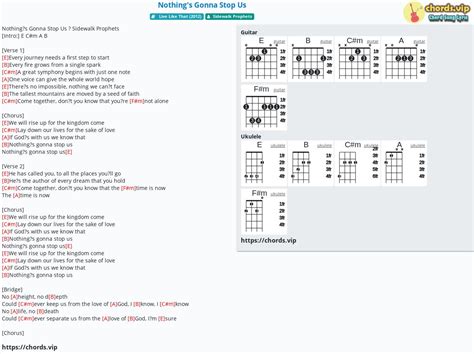 Chord: Nothing's Gonna Stop Us - tab, song lyric, sheet, guitar ...