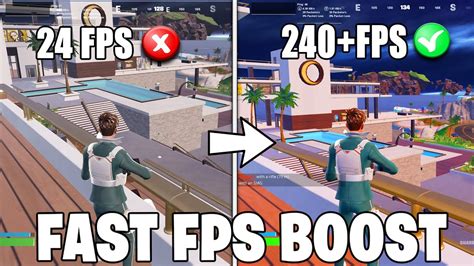 How To Fix STUTTERS FPS Drops Boost FPS In Fortnite Chapter 4 Season