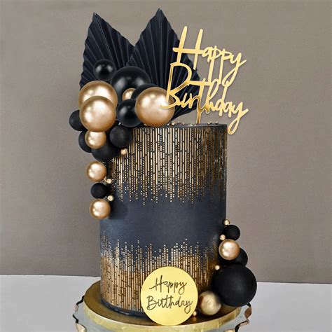 Buy 25 PCS Birthday Cake Topper Set Acrylic Happy Birthday Cake