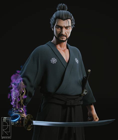 Artstation Miyamoto Musashi Onimusha