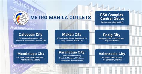 Psa Crs Outlets And Where To Find Them Psahelplineph