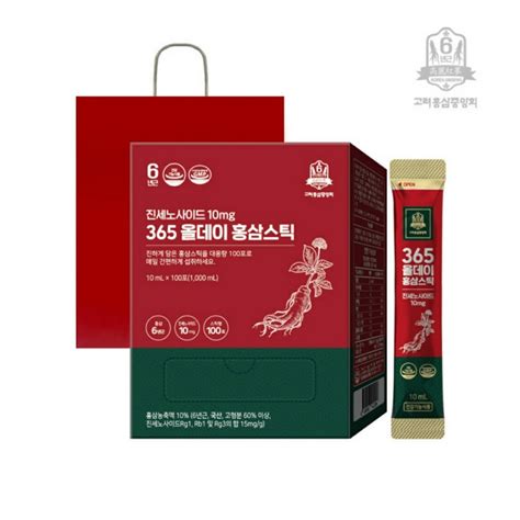 Korea S 6 Year Old Korean Red Ginseng Concentrate 10ml 100 Bags