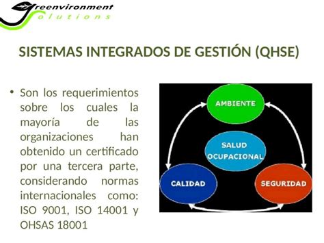 Pptx Sistemas Integrados De GestiÓn Qhse Son Los Requerimientos Sobre Los Cuales La Mayoría