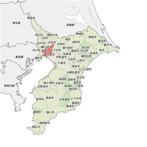 千葉県船橋市の地図 Map It マップ・イット