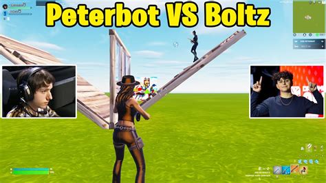 Peterbot VS Boltz 1v1 Buildfights YouTube