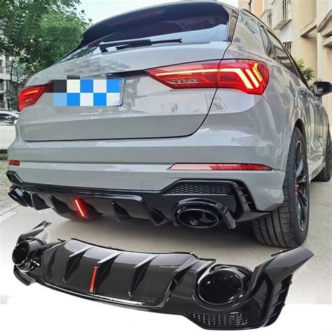 Audi Rsq Style Rear Diffuser Bumper Body Kit For Q Off