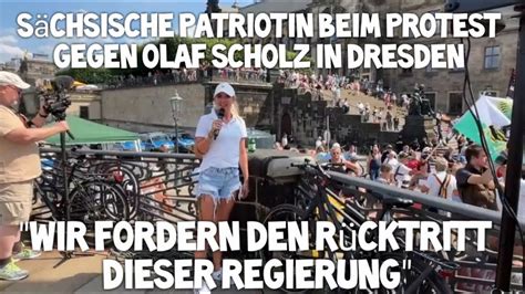 S Chsische Patriotin Wir B Rger Sind W Tend Dresden Gegenprotest