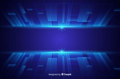 Free Vector Futuristic Horizon Background