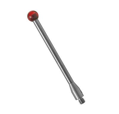 CMM Touch Probe M3 Thread Probe Stylus 5mm Ruby Ball Tips 40mm Long A