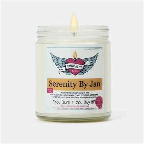 Serenity by Jan Jan Levinson the Office Inspired Candle - Etsy