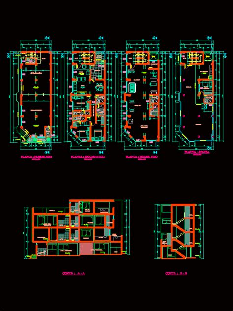 Houses Dwg Section For Autocad • Designs Cad