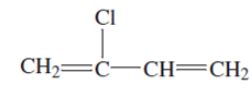 Neoprene Is An Additional Polymer Of Chloroprene Write The Structural