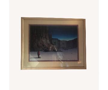 R C Gorman Lithograph Canyon De Chelly Night Aptdeco