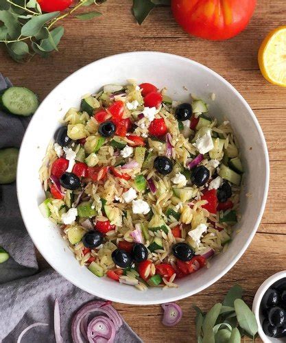 Recette Salade d orzo à la grecque sur Chefclub daily chefclub tv