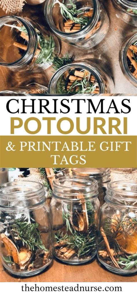 Diy Stovetop Christmas Potpourri In A Jar Printable Artofit