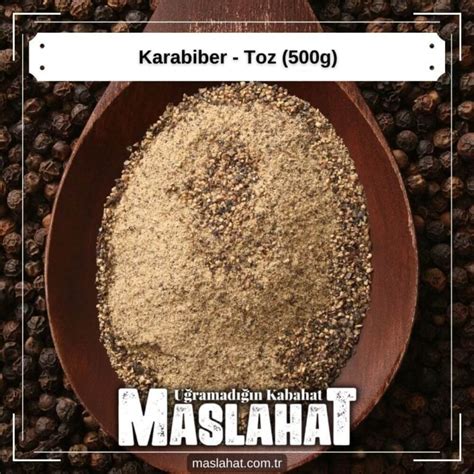 Karabiber Toz 500g Maslahat