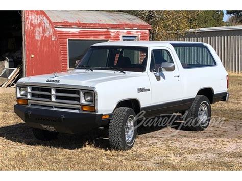 1989 Dodge Ramcharger For Sale ClassicCars CC 1676953