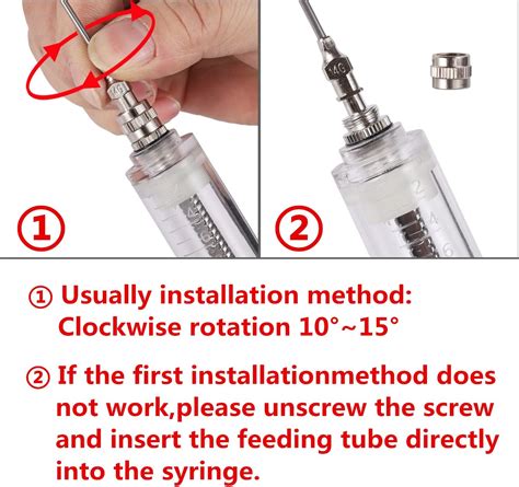 Baby Bird Feeding Syringe With Curved Gavage Tubes And Metal Feeding