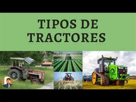 Tipos de tractores Clasificación YouTube