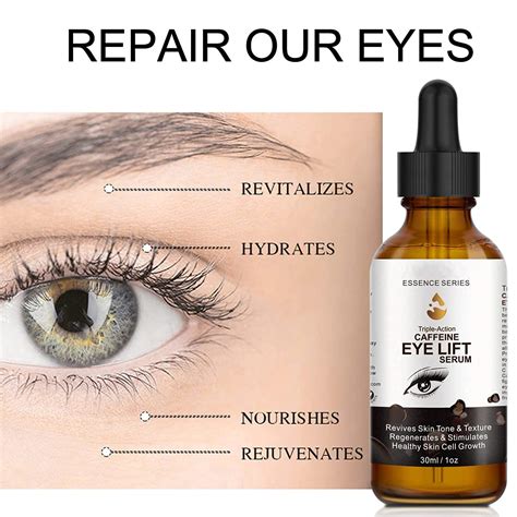 Caffeine Eye Serum With Egcg Vitamin C Hyaluronic Acid Collagen