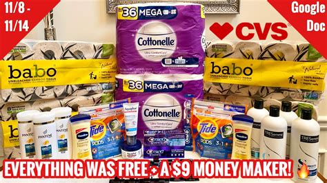 CVS Free Cheap Coupon Deals Haul 11 8 11 14 25 Items For FREE