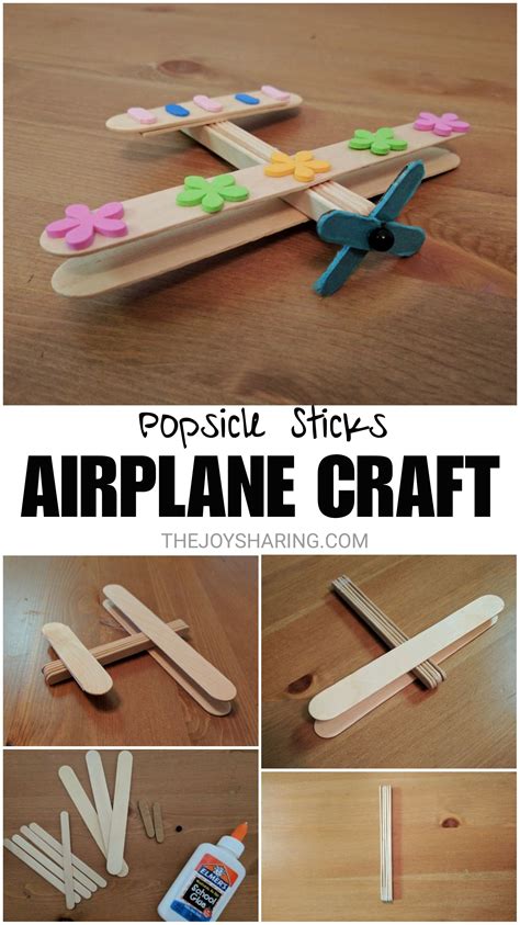 Airplane Craft Airplane Crafts Plane Crafts Craft Stick Crafts