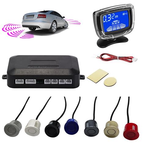 Intelligent Parking Sensor Dual CPU LCD Display With Switch 12V Auto